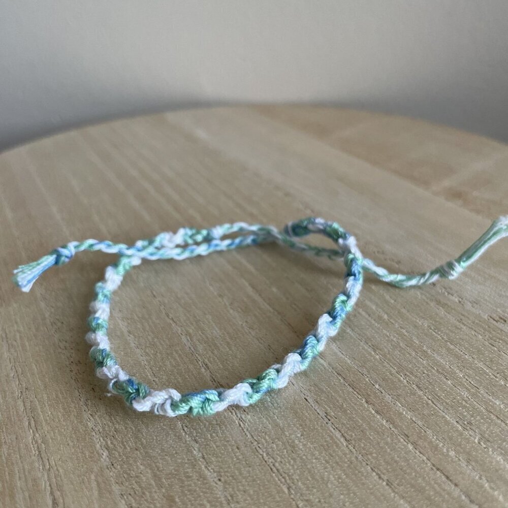 Darby Bracelet, anklet, trendy, comfortable, tie, embroidery thread, woven, gift